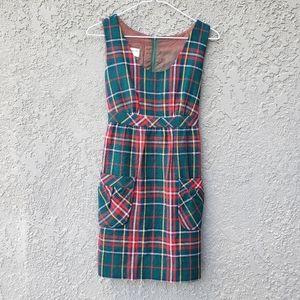 Vintage Saks Fifth Avenue Plaid Dress Size 8